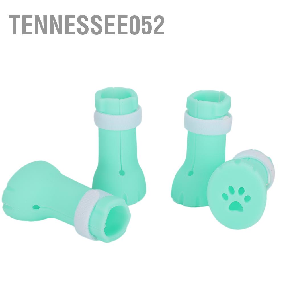 Bộ 4 Vỏ Bọc Bảo Vệ Móng Chân Mèo Chống Cào Tiện Dụng Giày Bốt