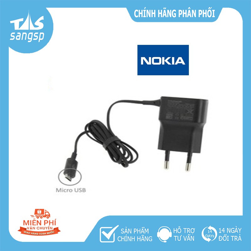 Adapter Sạc Nokia Micro USB AC-18E - Hàng chính hãng