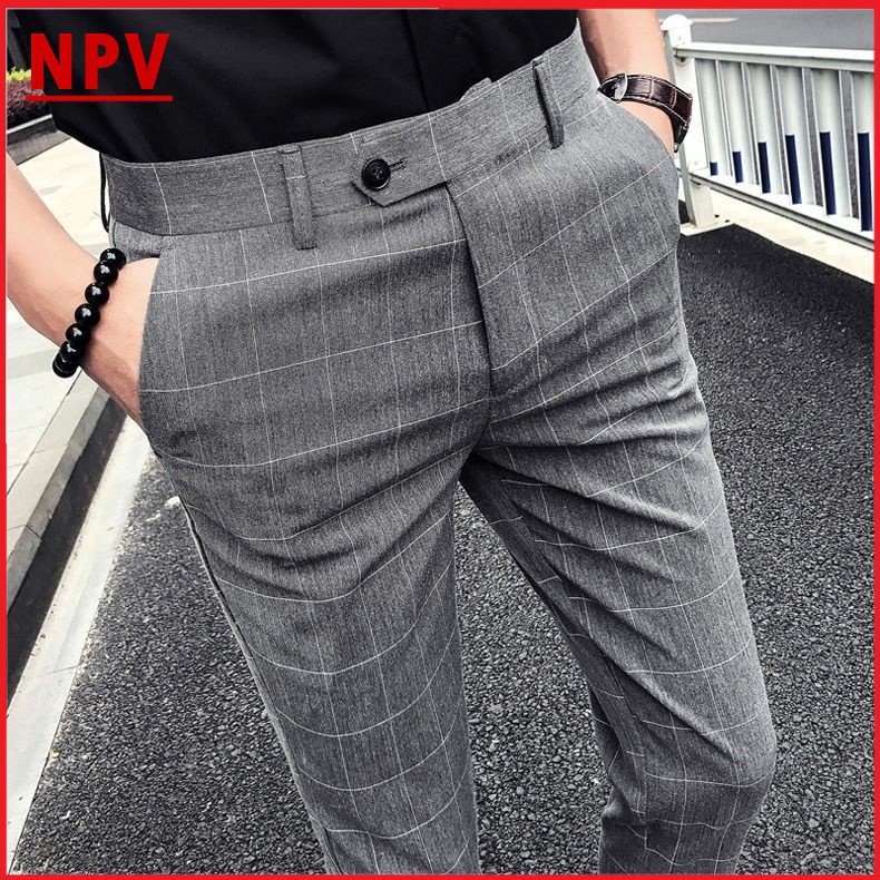 Quần âu nam kẻ sọc chất vải cotton cao cấp, quần tây chuẩn thiết kế hàn quốc, cực tôn dáng, lịch sự, trẻ trung | BigBuy360 - bigbuy360.vn