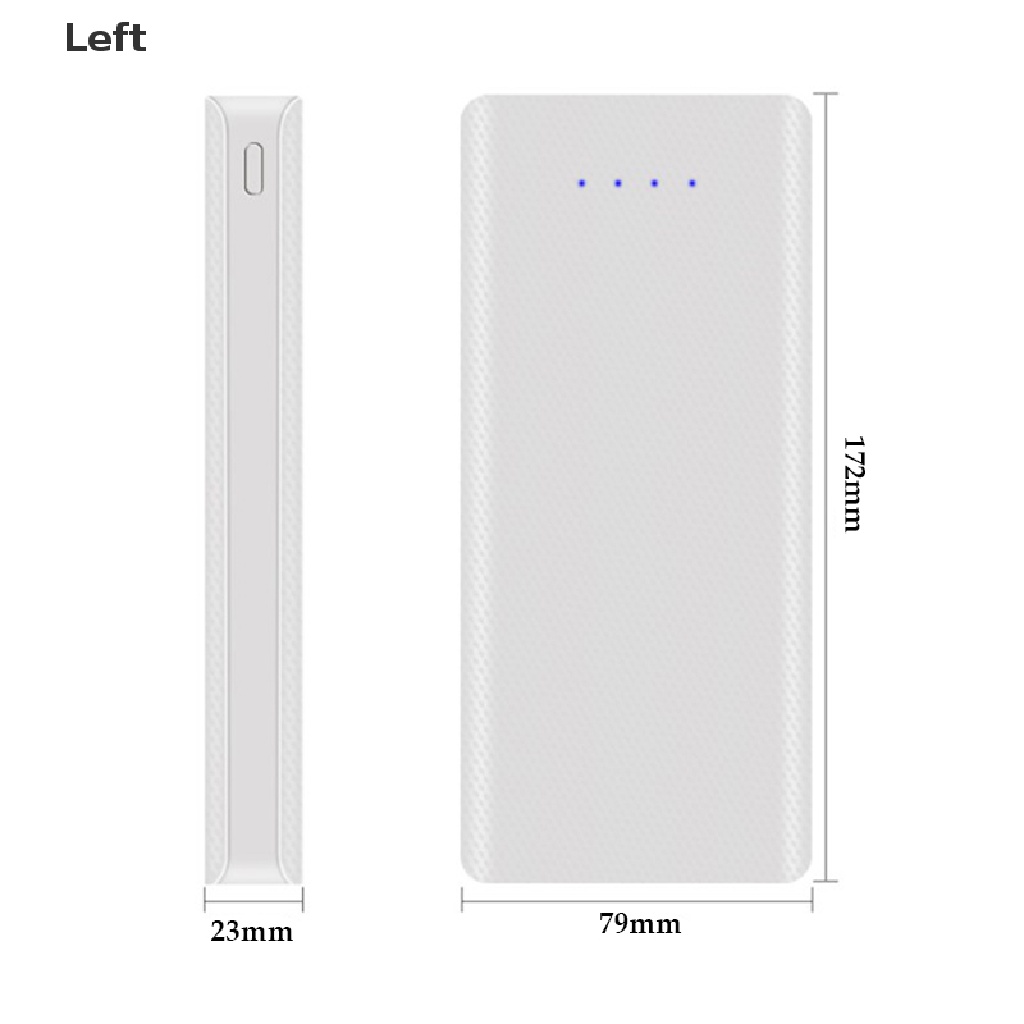 Hộp Sạc Pin Hai Cổng USB Le 8 X 18650 DIY Ốp