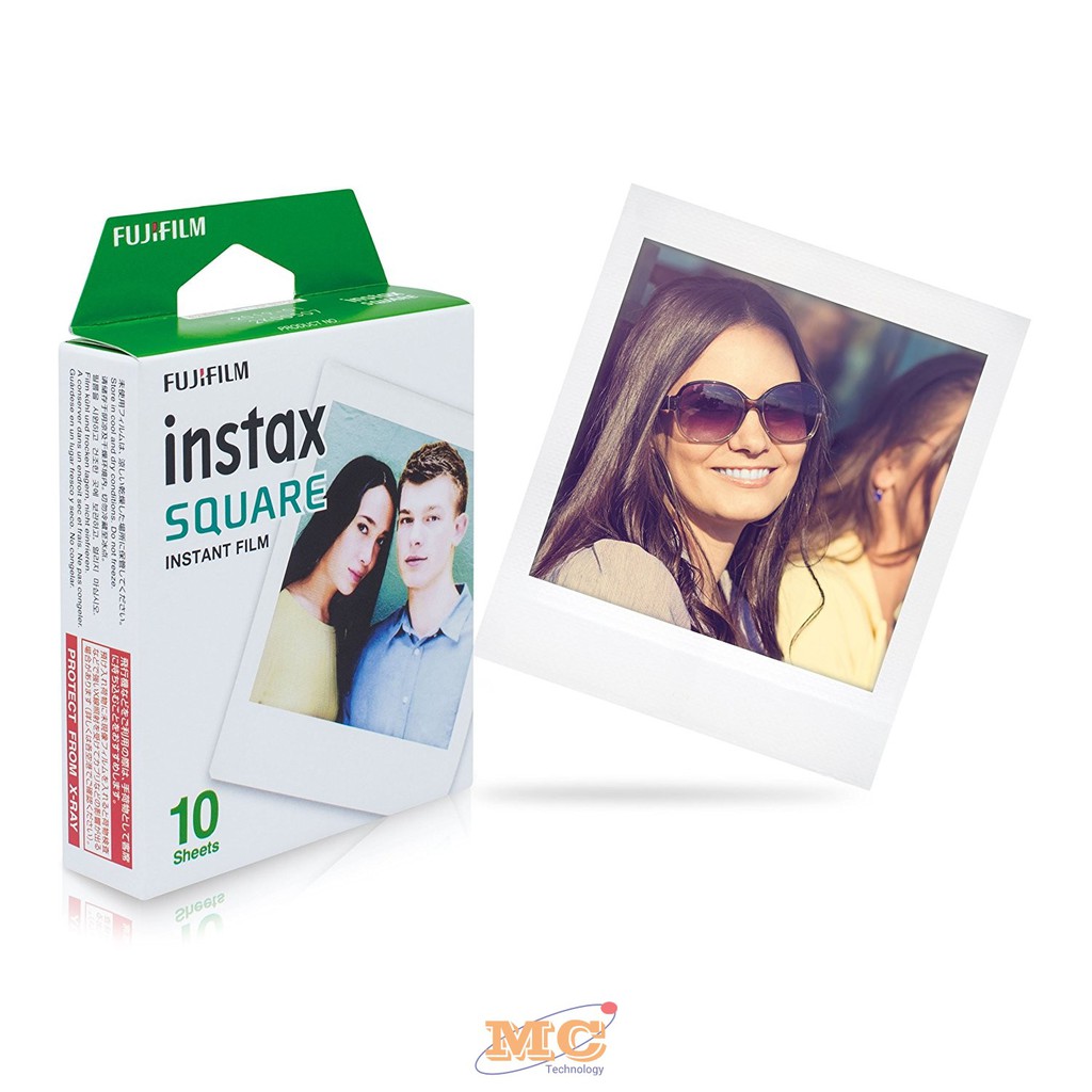 Giấy in máy ảnh Fujifilm Instax square (10 kiểu)