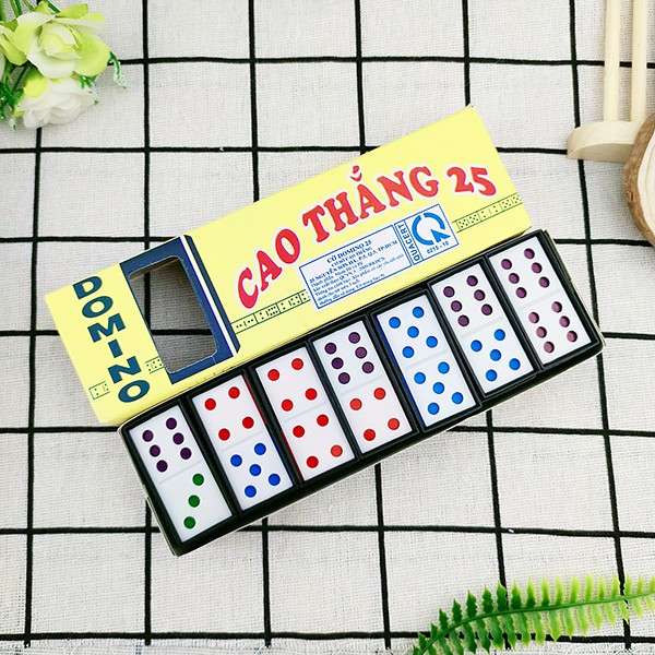 Bộ đồ chơi cờ Domino ✅ FREESHIP  Có video thật Bộ đồ chơi cờ Domino bằng nhựa ✓Giá rẻ ✓Vui nhộn - Phát Huy Hoàng