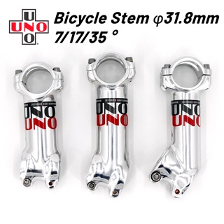 Thân xe đạp UNO 7 17 35 độ MTB Road Xe đạp leo núi Thân xe đạp 60 / 70 / 80 / 90 / 100 / 110 / 120 / 130mm Thân xe đạp bạc siêu nhẹ