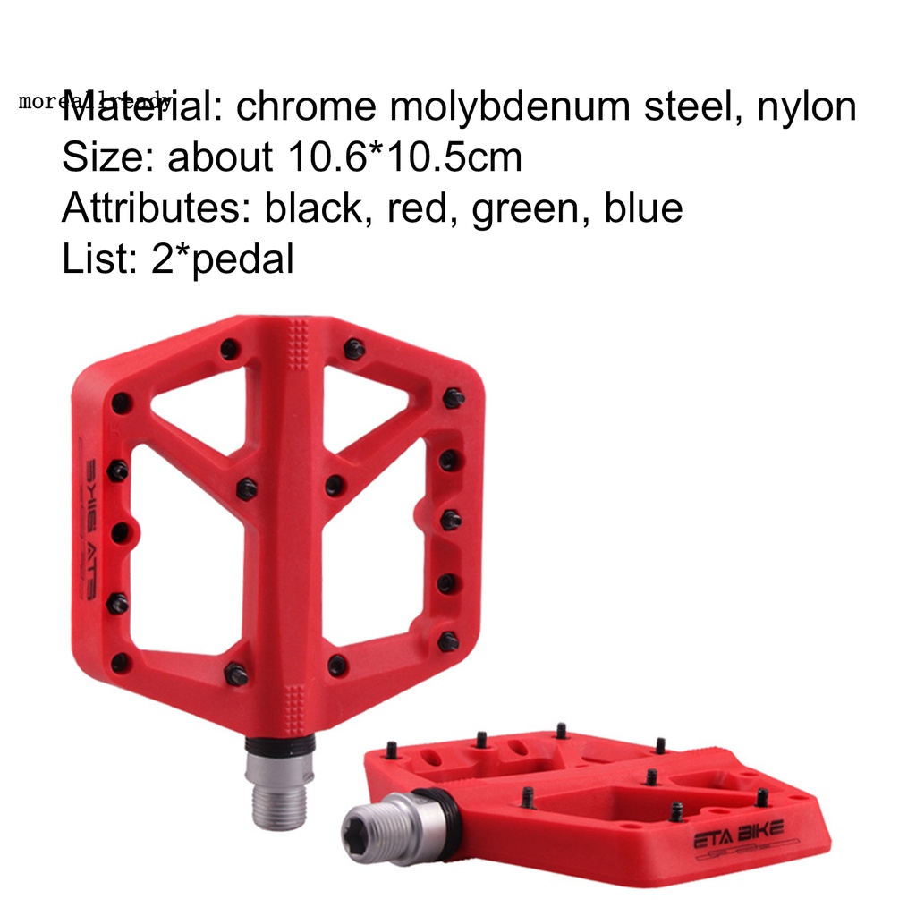 Set 2 bàn đạp xe đạp MTB bản rộng dễ dàng lắp đặt thời trang