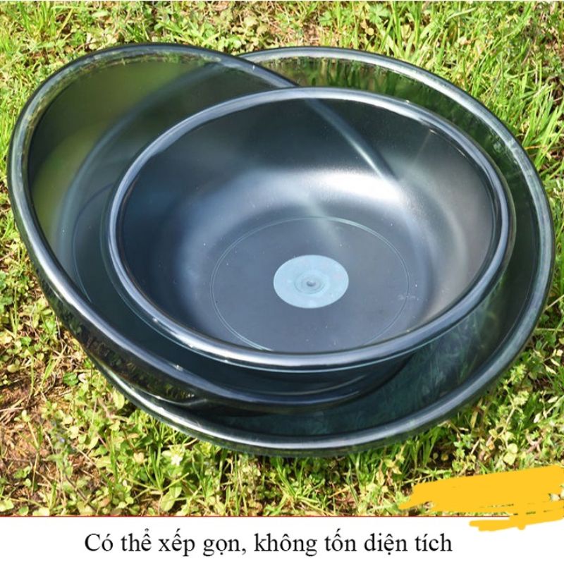Bộ 3 chậu trộn mồi chuyên dụng câu đài,chống dính Cao Cấp