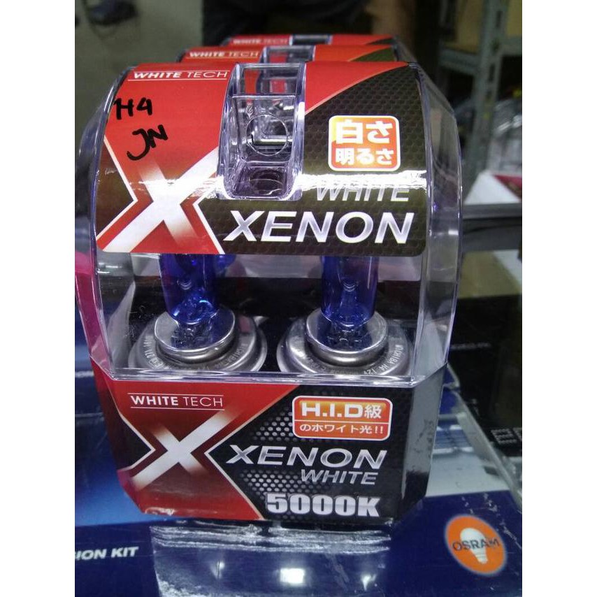 Bóng Đèn Xenon H4-5000K Ánh Sáng Trắng Chất Lượng Cao