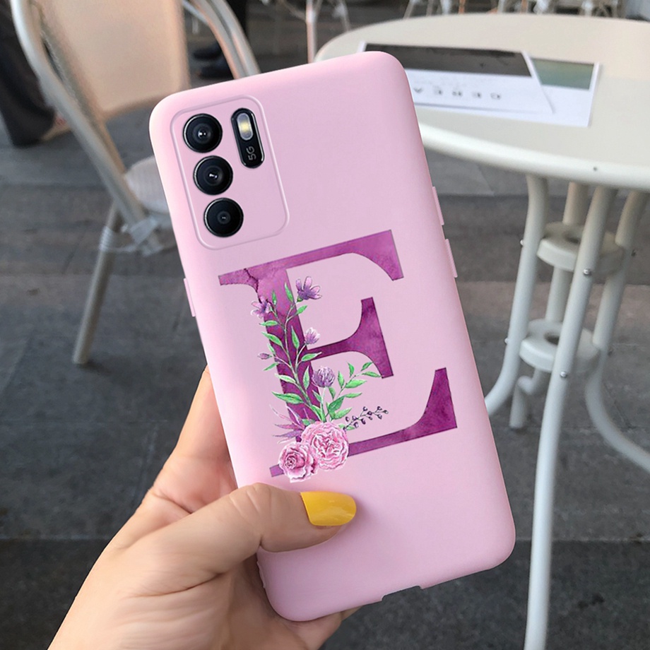 Ốp Điện Thoại Silicon Mềm Nhám Chống Sốc In Chữ Dễ Thương Cho Oppo Reno6 Z 5G Reno6Z Reno 6 Z 2021