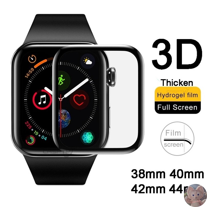 Phim 3D dán bảo vệ màn hình cho đồng hồ Apple Watch 7 6 SE 5 1 2 3 4 4 41mm 45mm 40mm 44mm 42mm 38mm