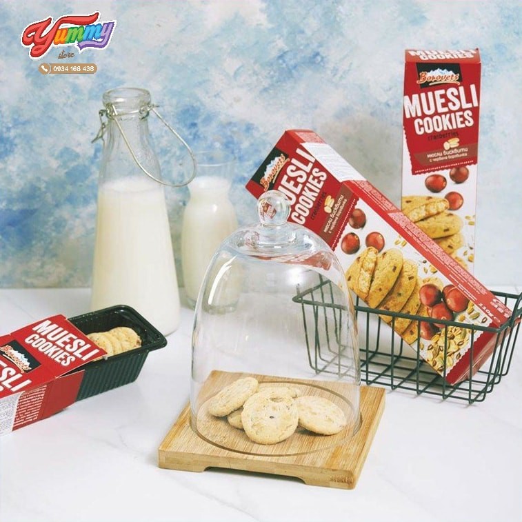 Bánh Quy Yến Mạch Borovets Muesli Cookies