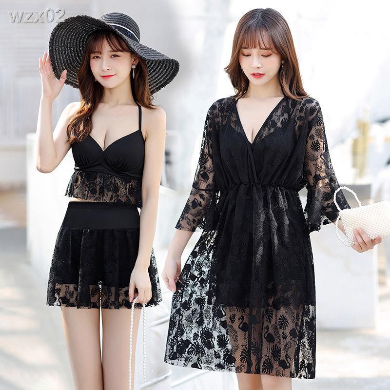 Áo tắm size lớn cho nữ béo mm che bụng khoe dáng gầy gợi cảm Bộ đồ ba mảnh