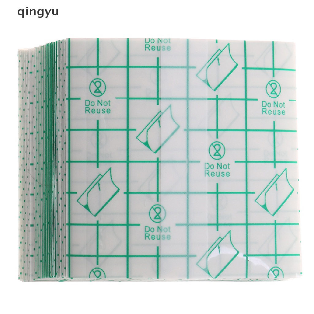 [Hàng mới về] Set 100 miếng băng keo y tế pu chống thấm nước dùng cố định vết thương khi tắm