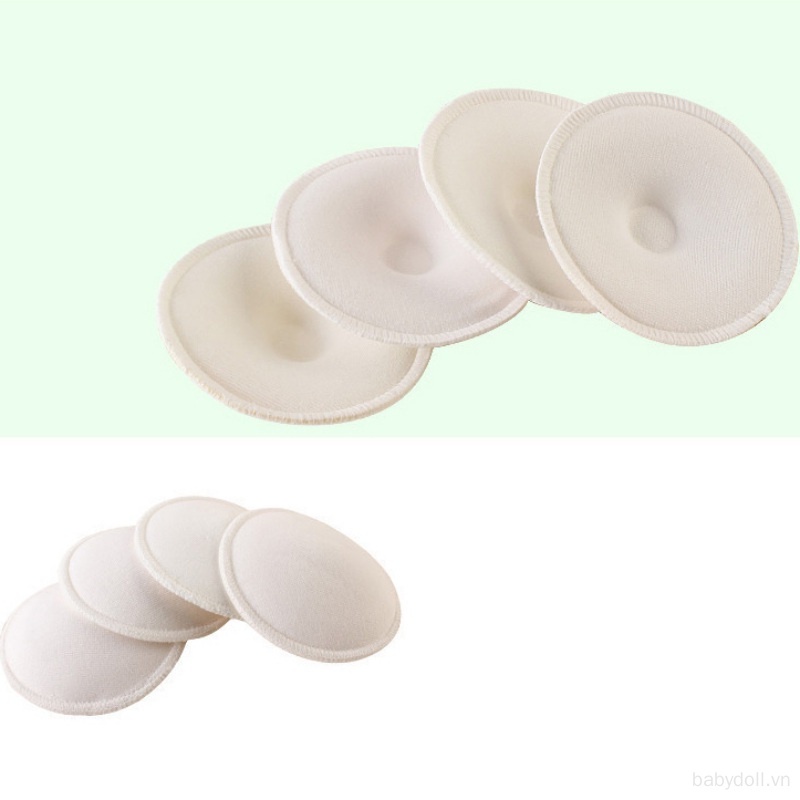Set 4 Miếng Đệm Thấm Hút Thoáng Khí Có Thể Tái Sử Dụng Cho Bé Uống Sữa