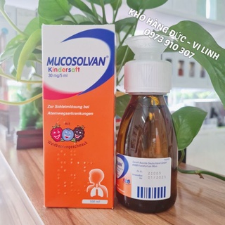 Siro ho Mucosolvan 100ml, hàng Đức nội địa