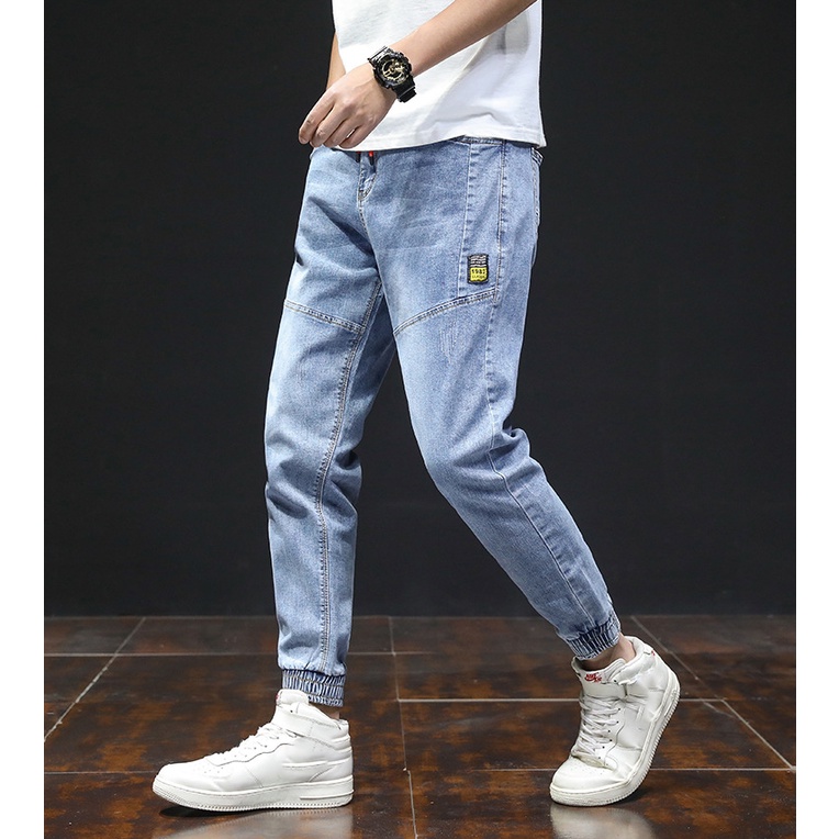 Quần Jean Jogger Nam 2022 Ống rộng cho người béo lẻ size to 3XL 4XL