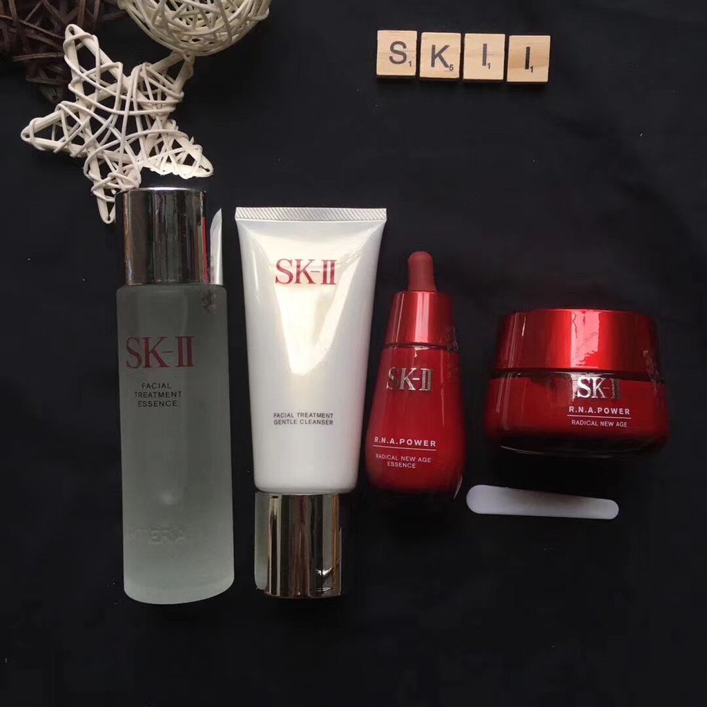 (Hàng Mới Về) Bộ 4 Sản Phẩm Chăm Sóc Da Mặt Sk-Ii Sk2 160ml