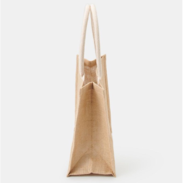 TÚI VẢI MY BAG MUJI SỢI ĐAY TRẮNG THÔ TIỆN DỤNG