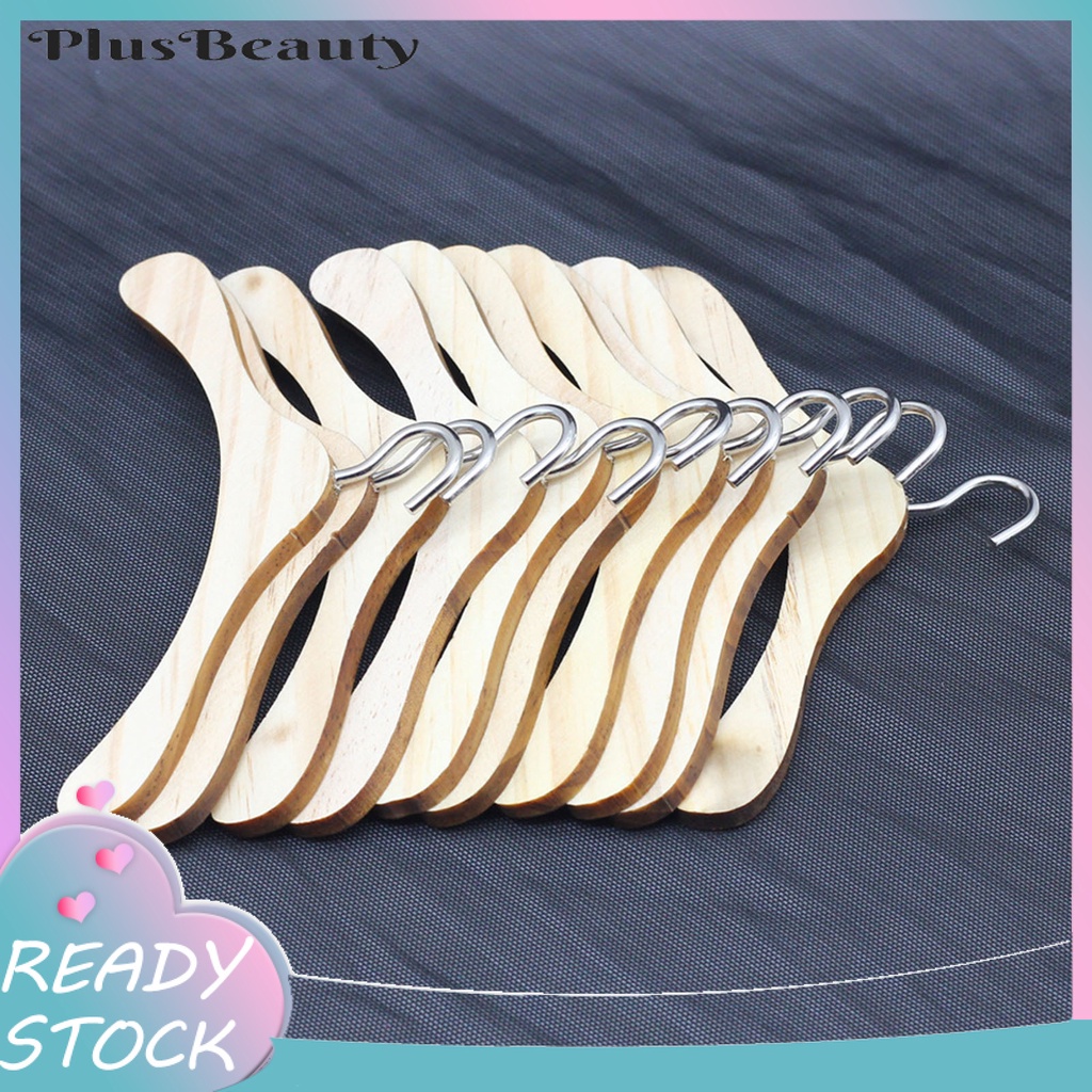 Móc Treo Quần Áo Búp Bê Bằng Gỗ Chống Gỉ Sét Sáng Tạo