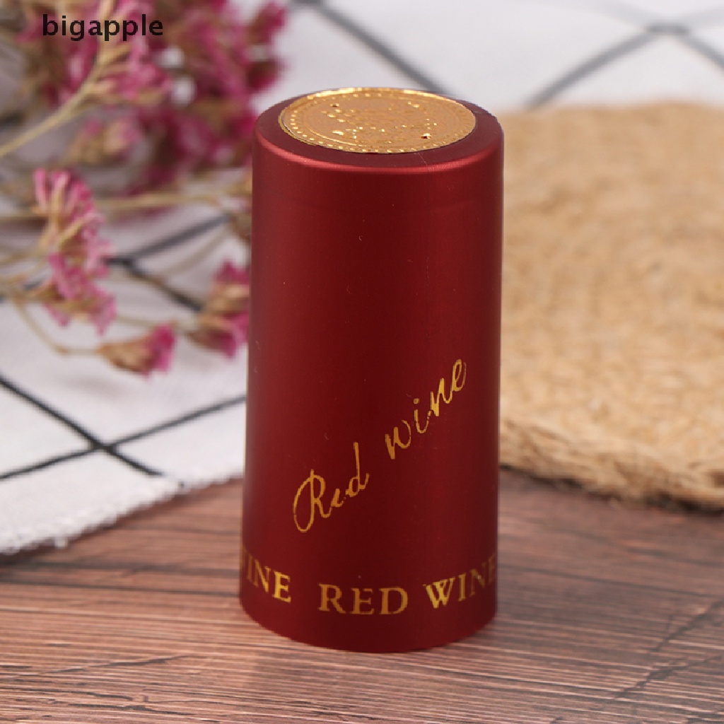Set 10 Nắp Đậy Chai Rượu Vang Bằng Nhựa PVC Cách Nhiệt Tiện Dụng