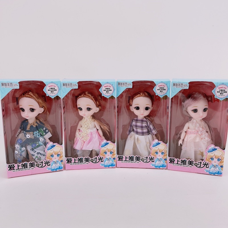 Hộp búp bê đơn chibi xinh xắn - đáng yêu