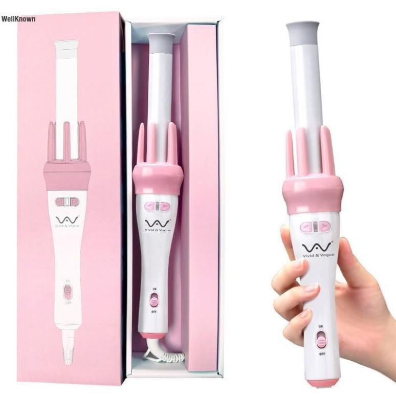 💖Hàng Loại A💖 Máy Uốn Tóc, Lược Điện Làm Xoăn Tóc 360 Độ Vivid & Vogua Chuyên Nghiệp, Giúp Tạo Được Những Kiểu Như Ý