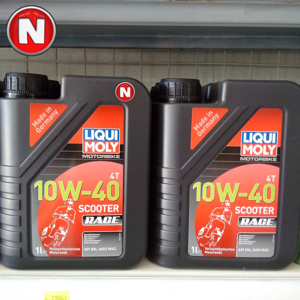 Nhớt Xe Tay Ga Cao Cấp Liqui Moly Scooter Race 10W40 - Đức - 1 Lít