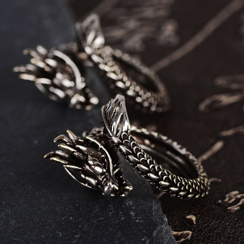 Nhẫn Nam Hình Rồng Có Thể Điều Chỉnh Kích Cỡ