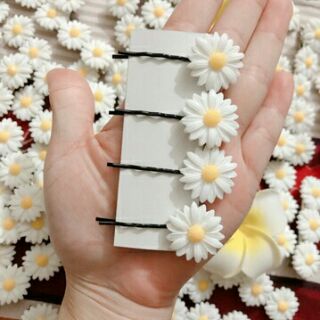 Kẹp tóc hoa cúc (1 bông)