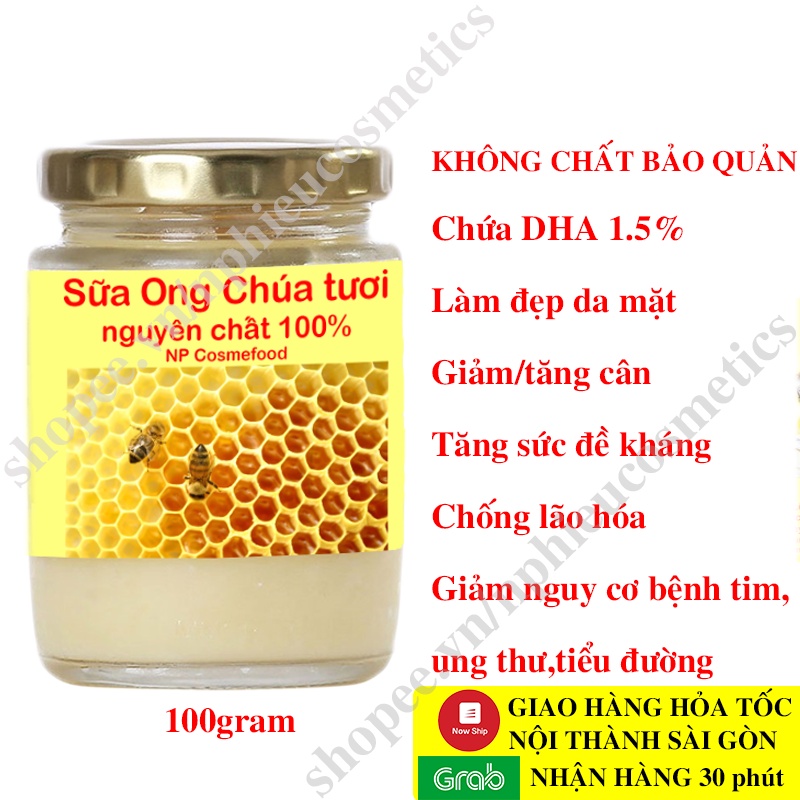 Sữa Ong Chúa nguyên chất 100gram