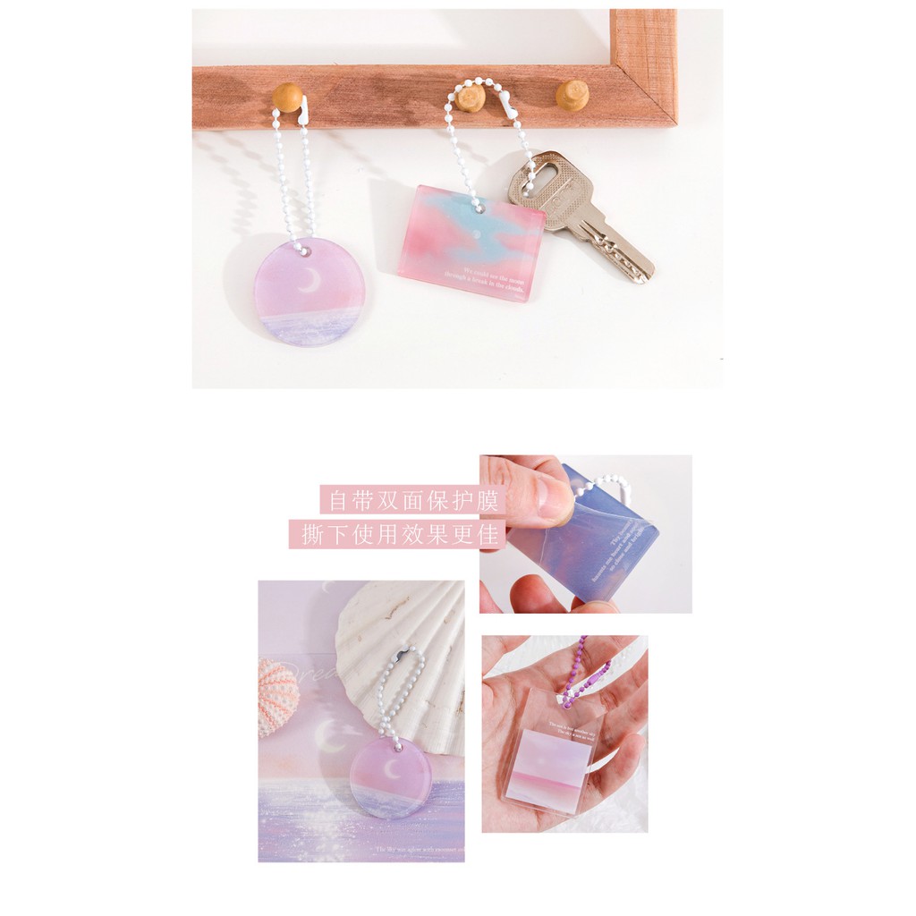 Móc khoá ảnh eathestic vintage airpod phụ kiện gắn balo cặp móc treo túi xách tote hot trend ulzzang hàn quốc