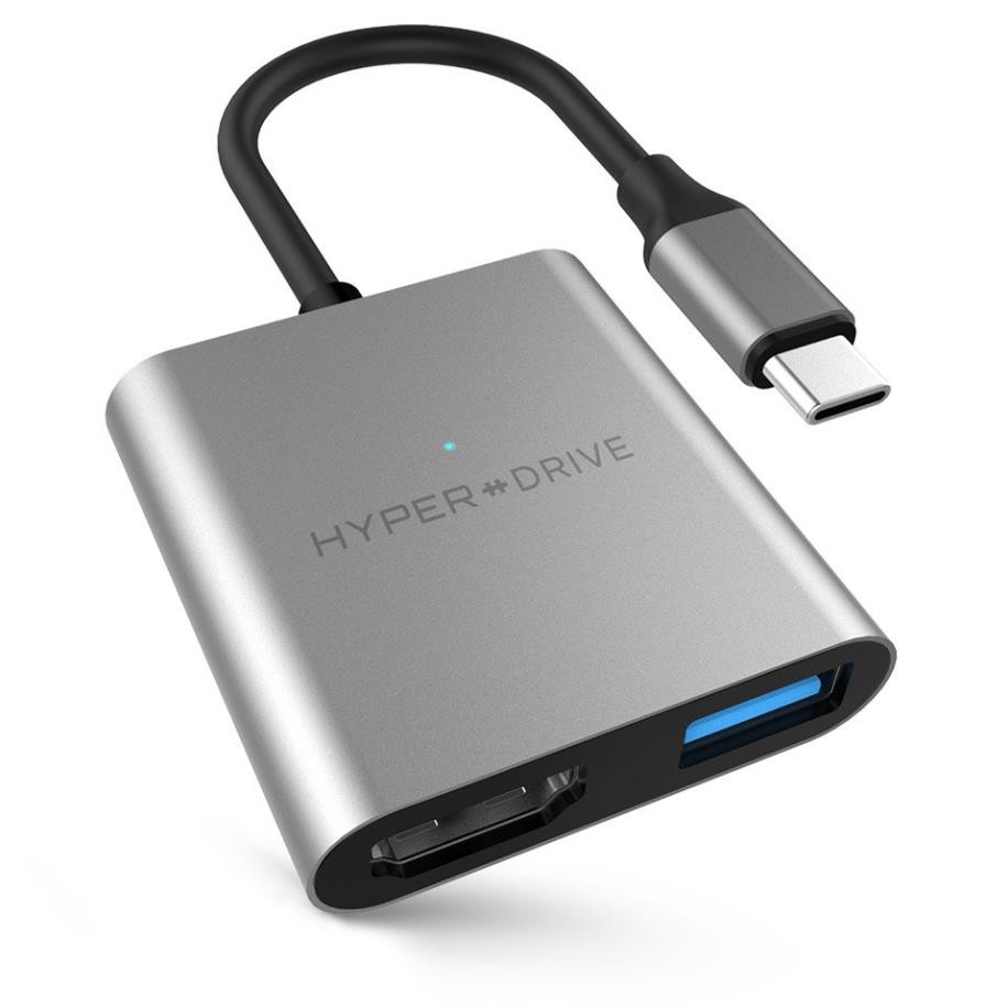 Cáp chuyển đổi HyperDrive 4K HDMI 3-in-1 USB-C Hub