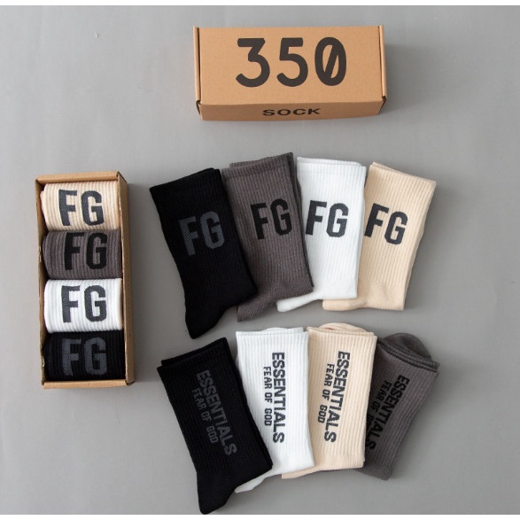 Vớ Tất FG, Vớ ESSENTIALS cao cổ Nam Nữ phong cách thể thao, trẻ trung, năng động.