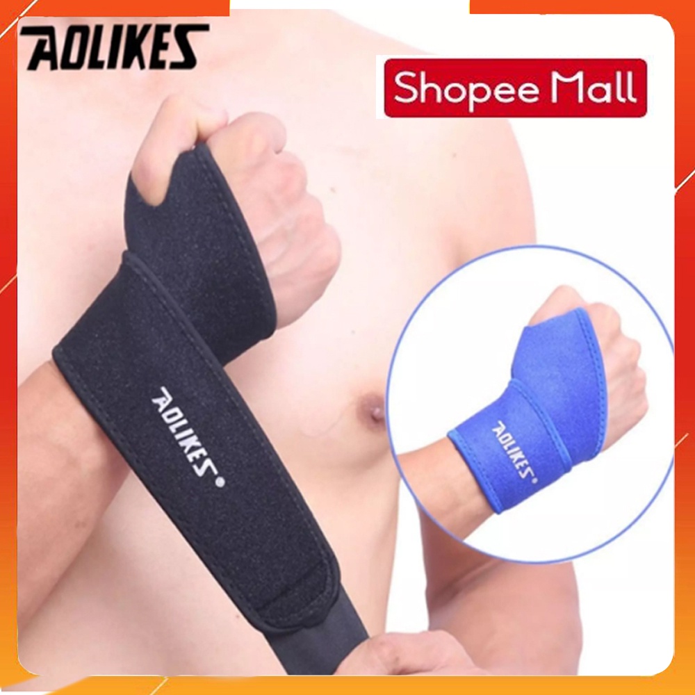 Băng quấn bảo vệ cổ tay AOLIKES A-7937 AL 7937 hỗ trợ nẹp khớp cổ tay pressure adjustable wrist support