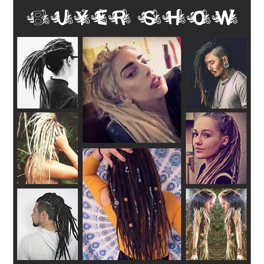 1 Gói Tóc Bện Bằng Sợi Tổng Hợp 20Inch Màu Nâu Cho Nữ