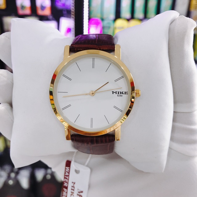 Đồng Hồ Nam MK MiKe V00231 ,Mặt kính sapphire chống xước ,chống nước tuyệt đối ,dây da thật .!
