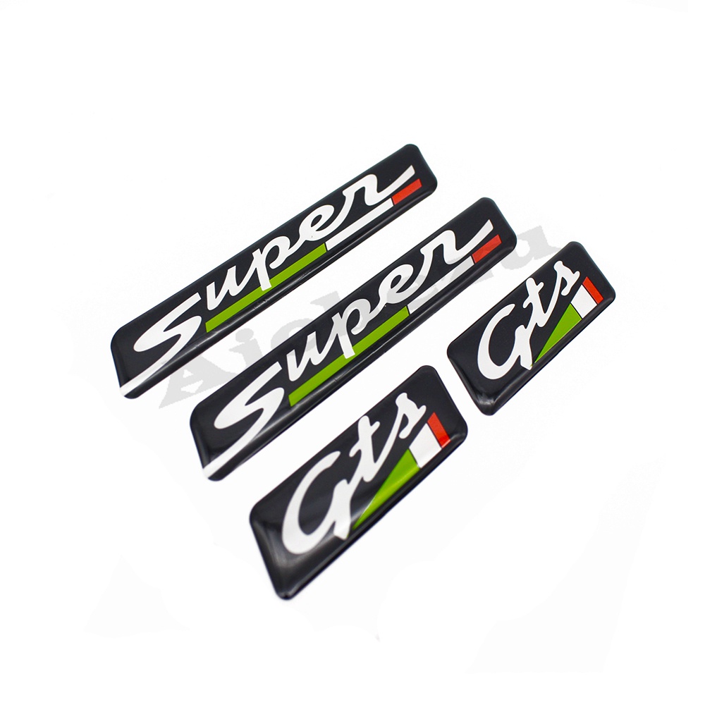 Miếng Dán 3D Trang Trí Xe Máy Vespa Beverly GTS GTV LX Sprint Spring 50 125 150 250 300 E