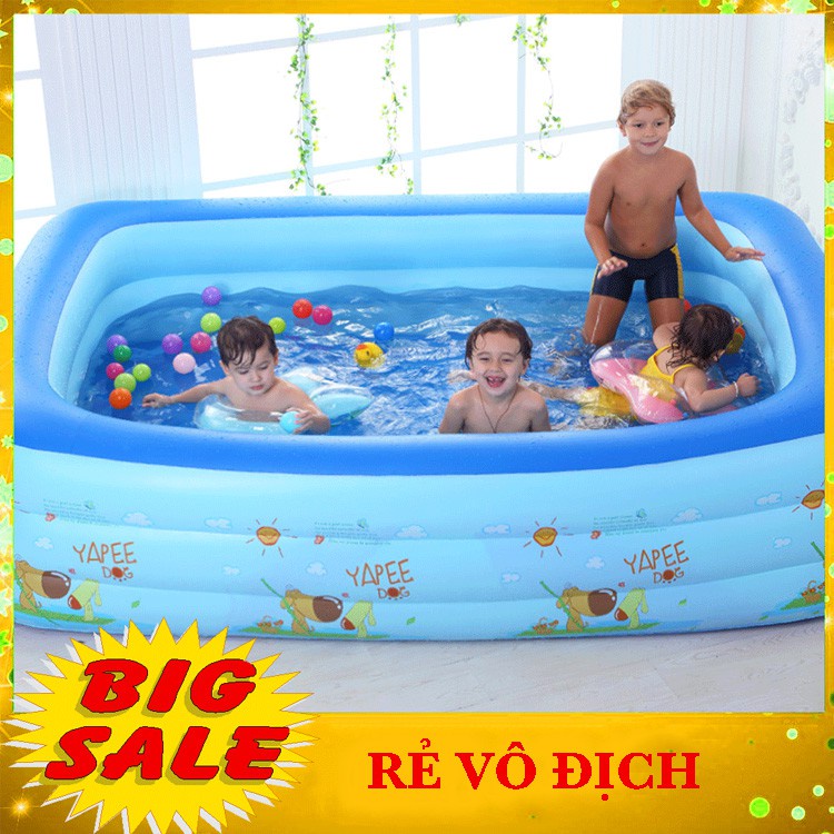 CAO CẤP/ĐỦ SIZE⚡️ BỂ BƠI PHAO CHO BÉ TẠI NHÀ SIÊU TIỆN DỤNG