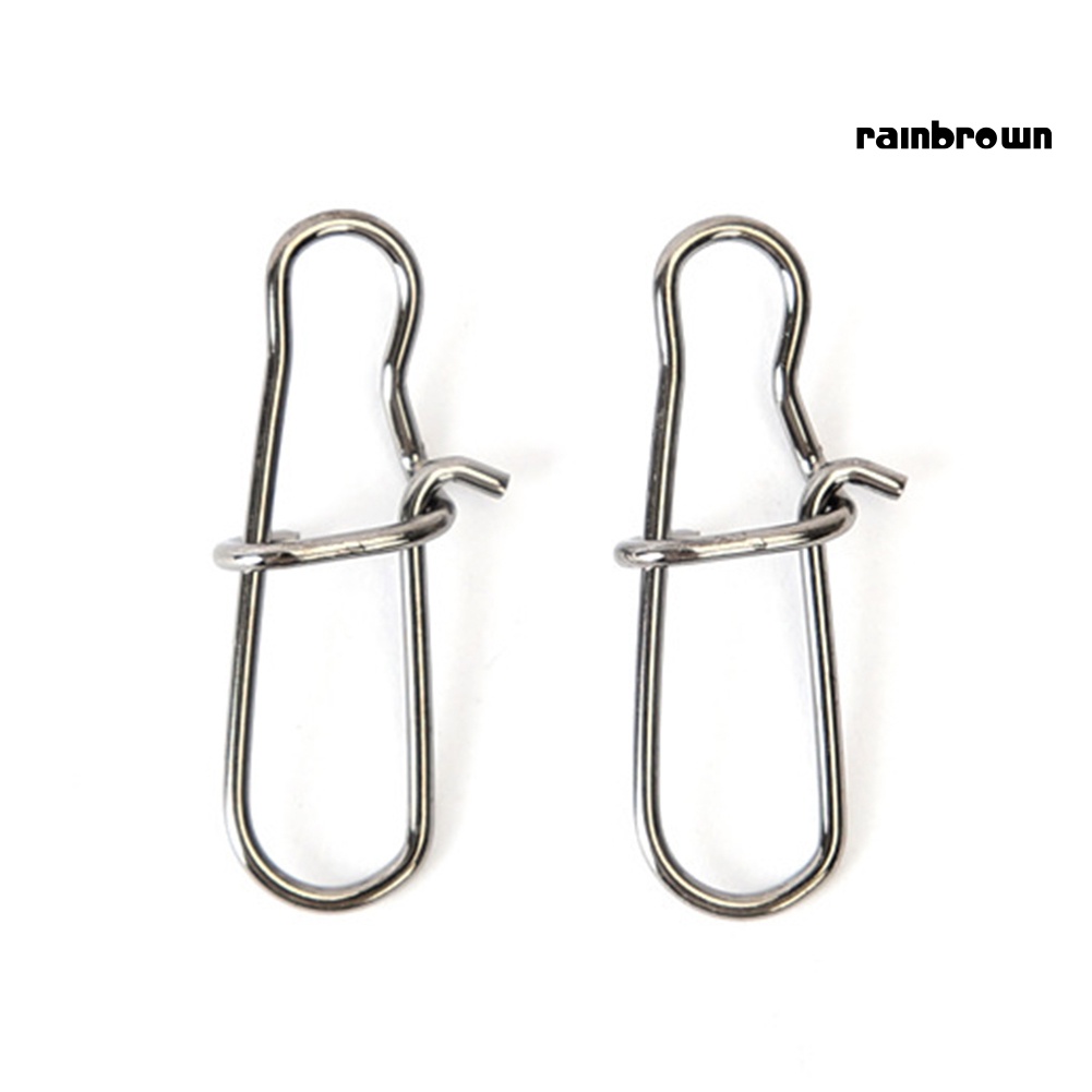 Set 100 Dụng Cụ Nối Móc Câu Cá Bằng Thép Không Gỉ Chất Lượng Cao