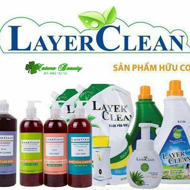 Nước giặt hữu cơ Layer Clean 300ml