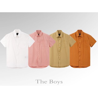 Áo Sơ Mi Ngắn Tay Nam THEBOYS 𝗛𝗶𝗱𝗱𝗲𝗻 𝗦𝗹𝗲𝗲𝗲𝘃𝗲 𝗦𝗵𝗶𝗿𝘁