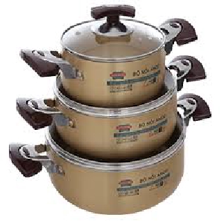 Bộ nồi Sunhouse 6634 16-20-24cm