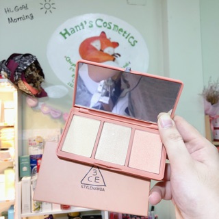 Bảng Phấn Highlight Bắt Sáng 3CE Strobing Skin Palette