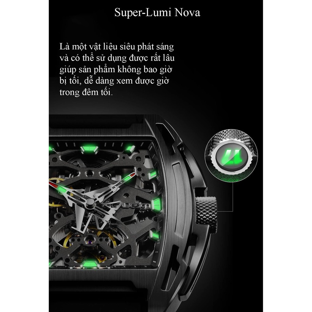 Đồng hồ Cơ Nam Xiaomi CIGA Design Z - Air Craft - Bản Quốc tế - Limited - "Tàu sân bay"