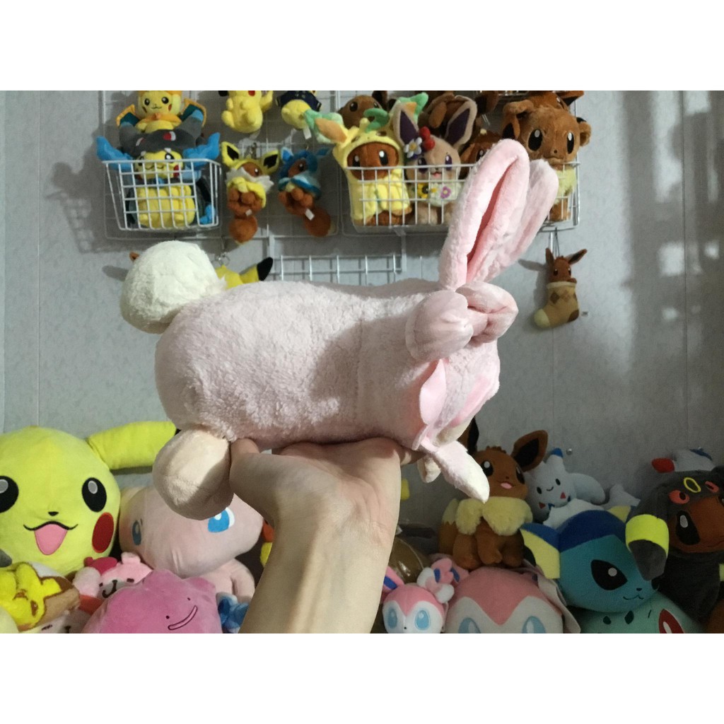 Gấu bông Pompompurin cosplay thỏ