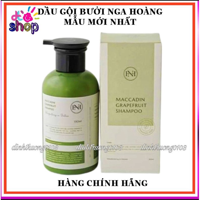 Dầu gội bưởi MACCADIN - Dầu gội bưởi Nga Hoàng giảm rụng tóc, giúp tóc nhanh dài và dày