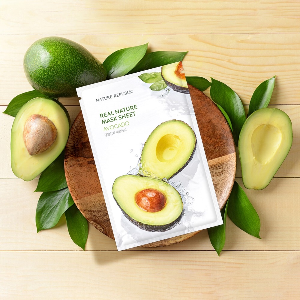Mặt Nạ Giấy Nature Republic Chiết Xuất Bơ Tự Nhiên Real Nature Avocado Mask 23ml