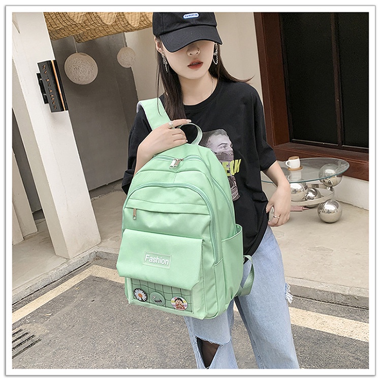 Balo thời trang phong cách Hàn Quốc dày dặn chống thấm nước dùng cho đi học đi chơi Fortune Mouse BLTT09183