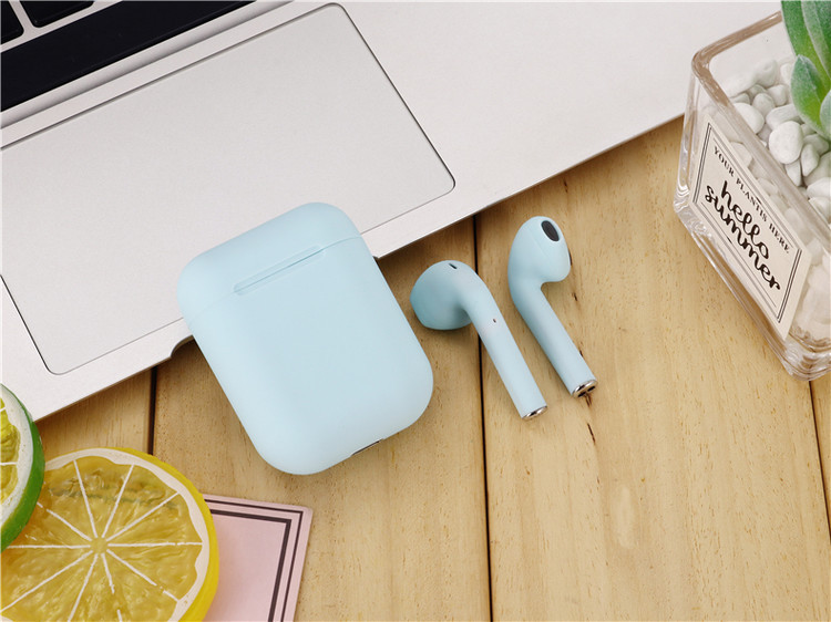 Shun Kang Tai nghe bluetooth không dây màu Macaron Tai nghe bluetooth thể thao âm thanh nổi có ngăn sạc