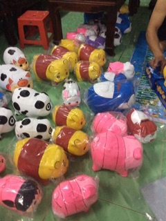 Heo đất Đôremon size M-l-xl