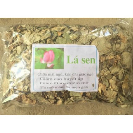 100gr lá sen khô giảm cân, ngủ ngon, hạ mỡ máu LS01