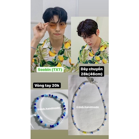 Dây chuyền /vòng tay cheapmoment Soobin